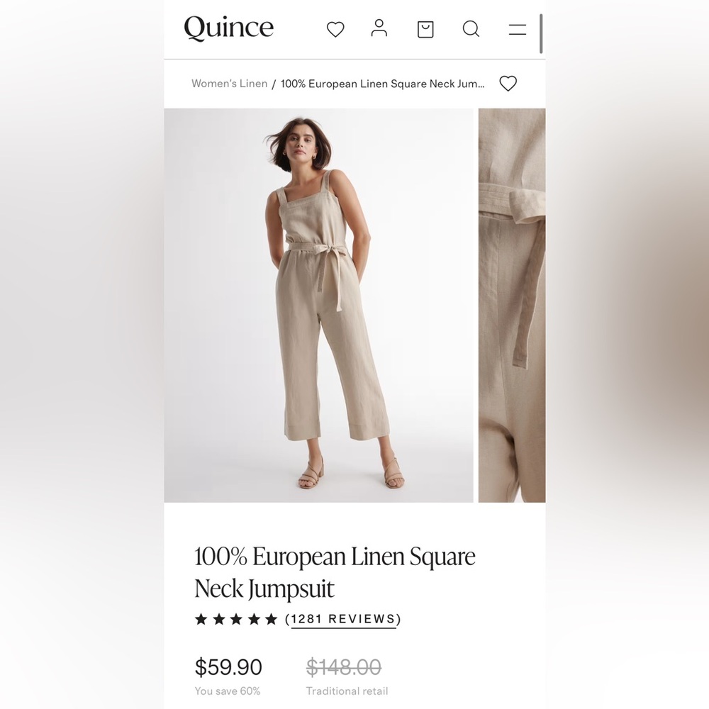 Quince Linen Jumpsuit